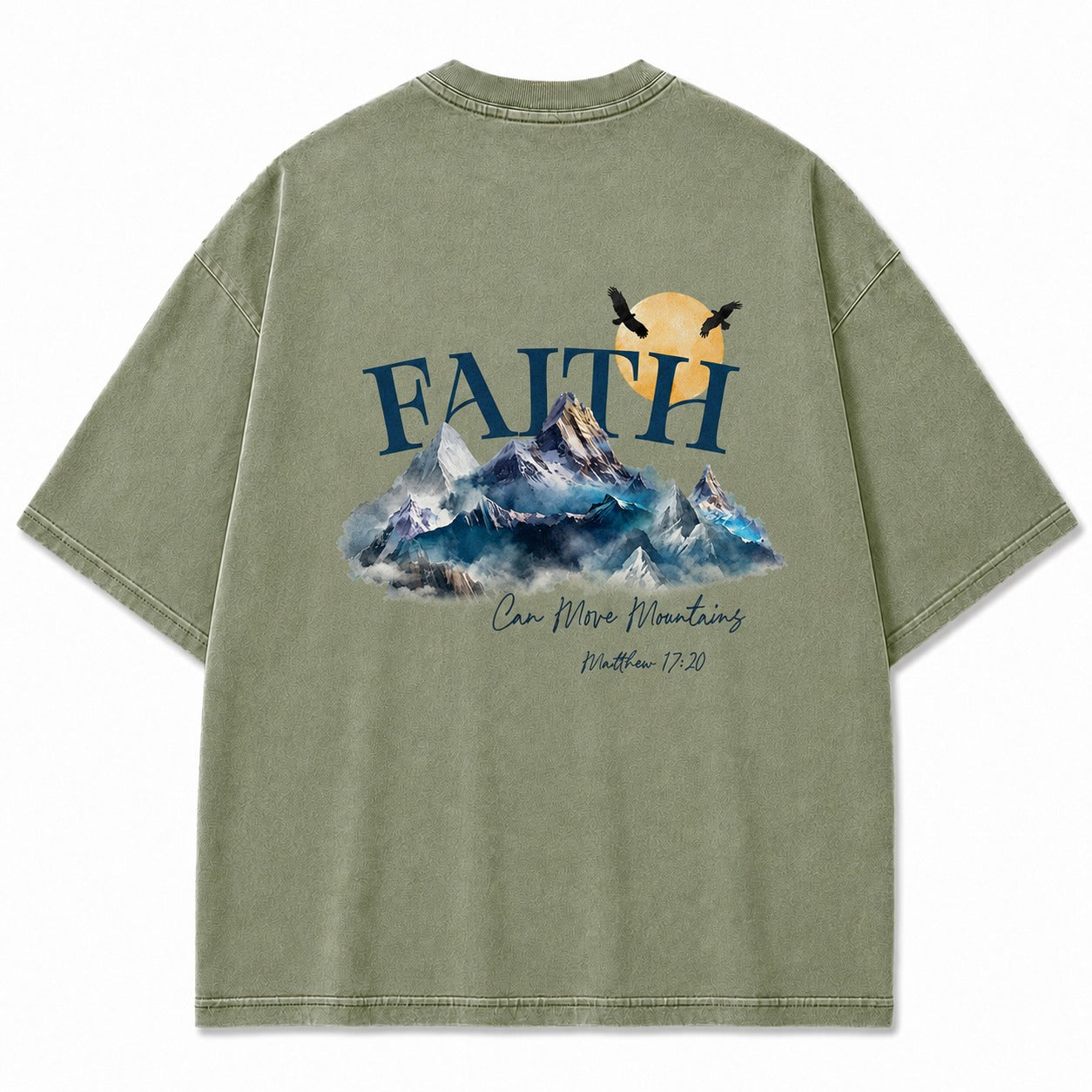 Can Move Mountains Washed T-Shirt
