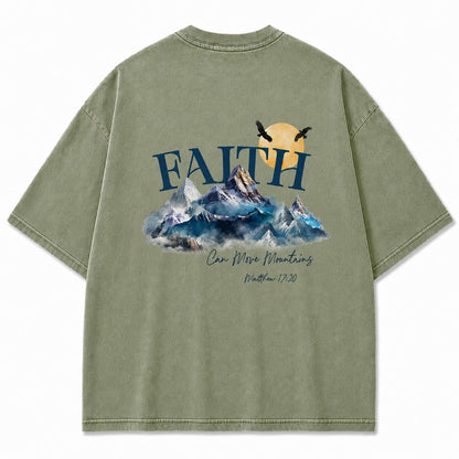 Can Move Mountains Washed T-Shirt