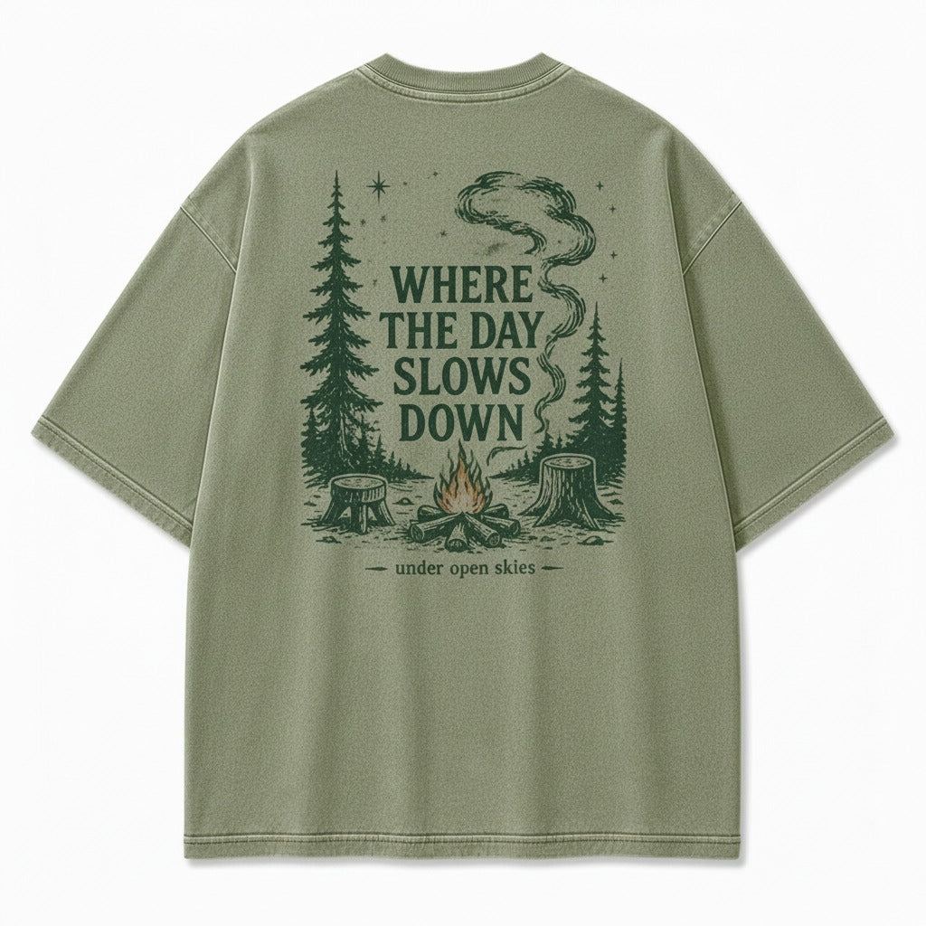 Slow Day Open Skies Graphic Tee
