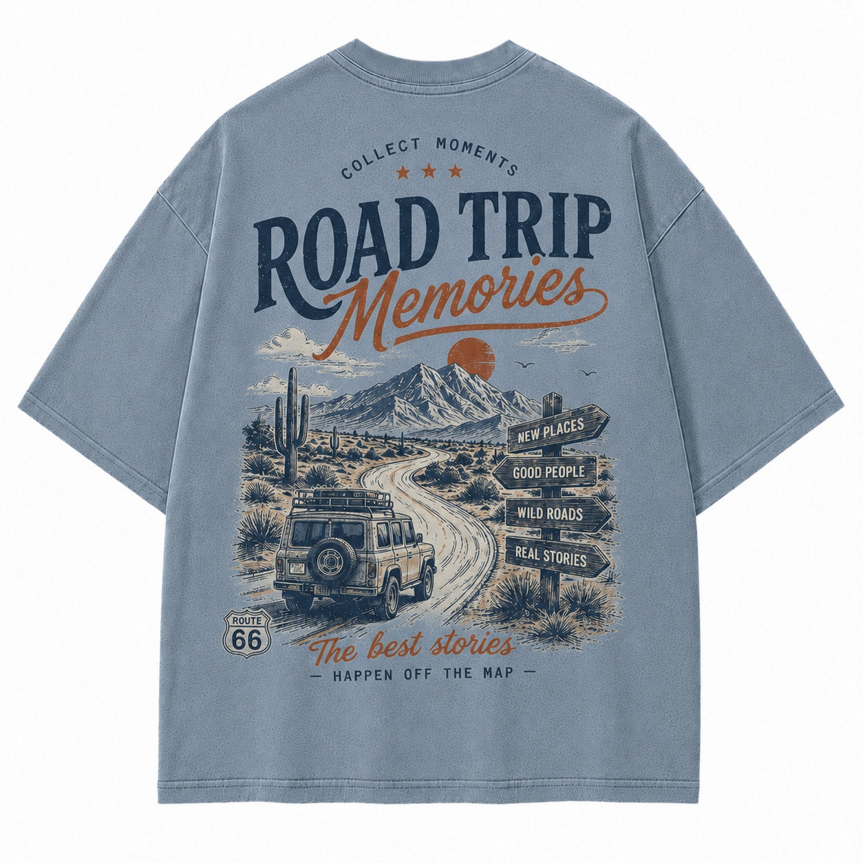 Desert Route Road Trip Graphic Tee