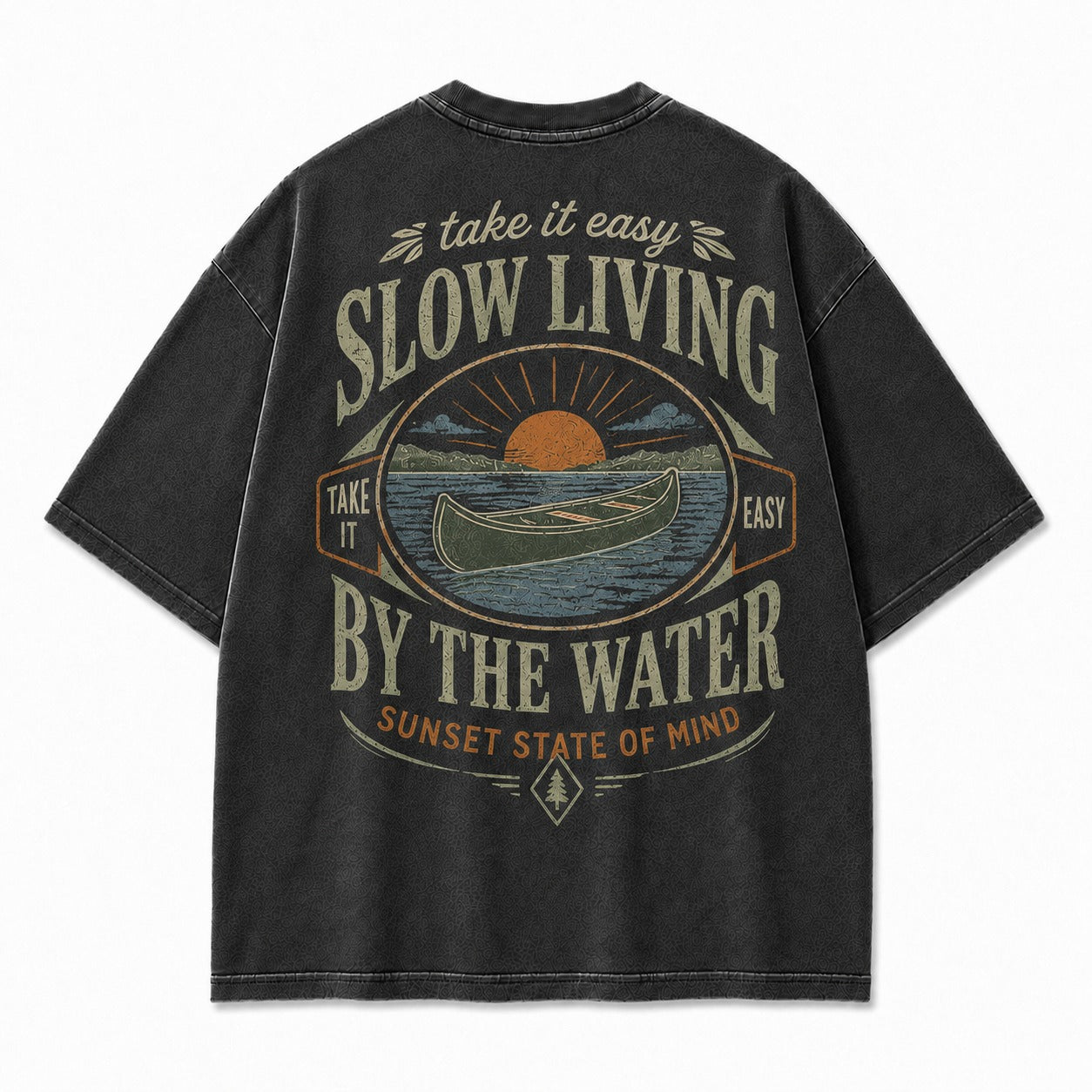 Slow Living By the Water Tee