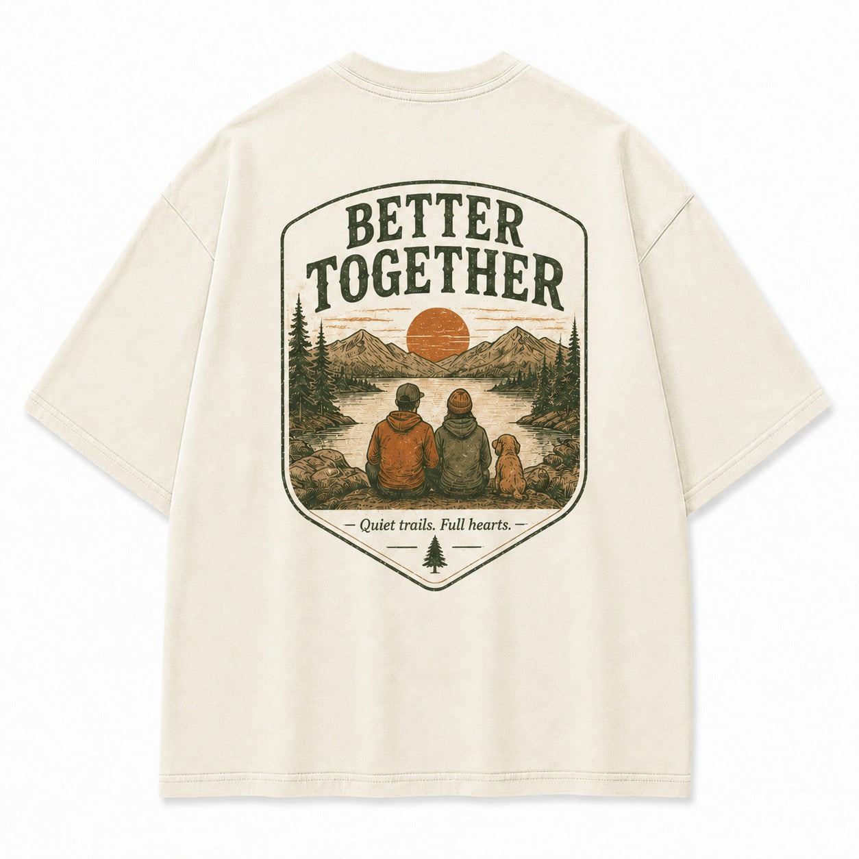 Better Together on Quiet Trails Tee