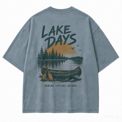 Quiet Waters Lake Graphic Tee