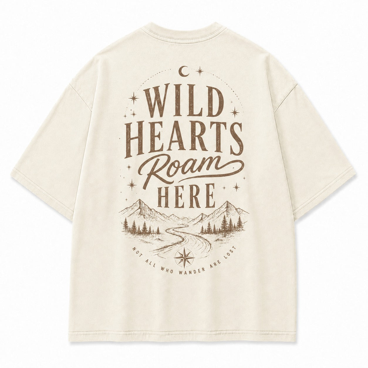 Where Wild Hearts Roam Mountain Graphic Tee