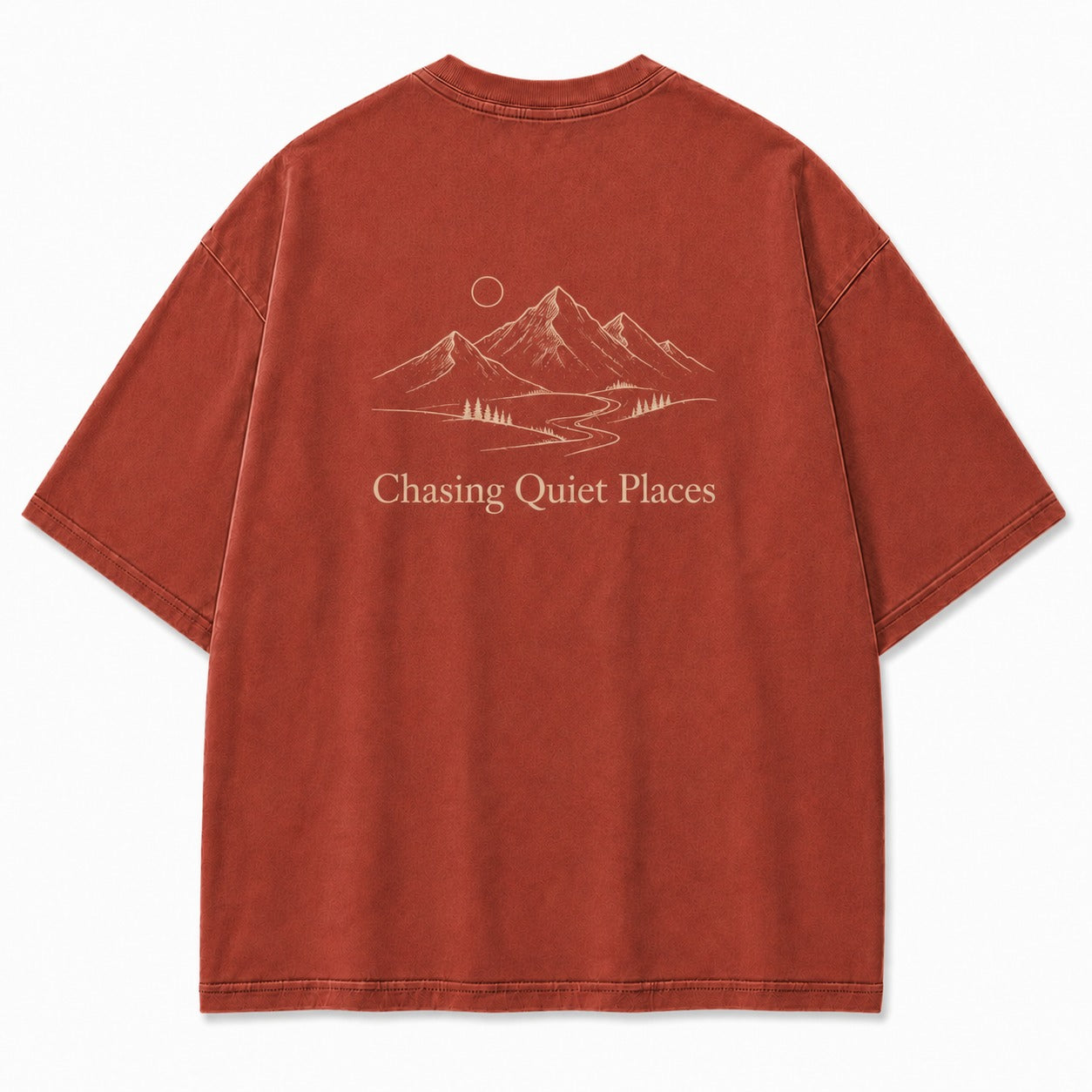 For Those Chasing Quiet Places Minimalist Mountain Tee