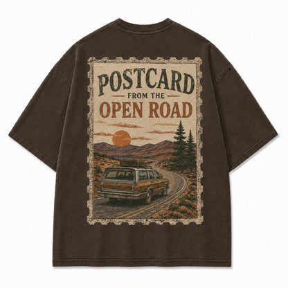 Postcard From the Open Road Tee