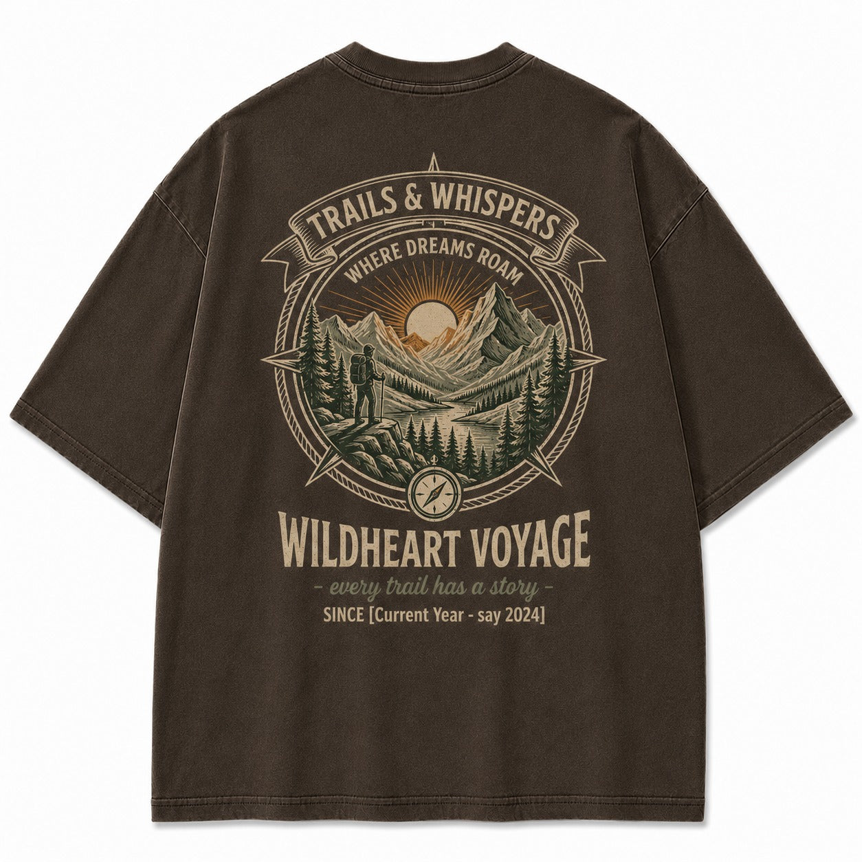 Wildheart Voyage Mountain Graphic Tee