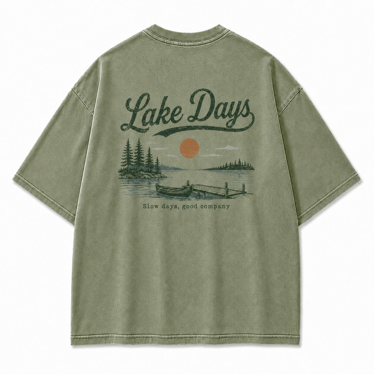 Where Slow Lake Days and Good Company Meet Tee