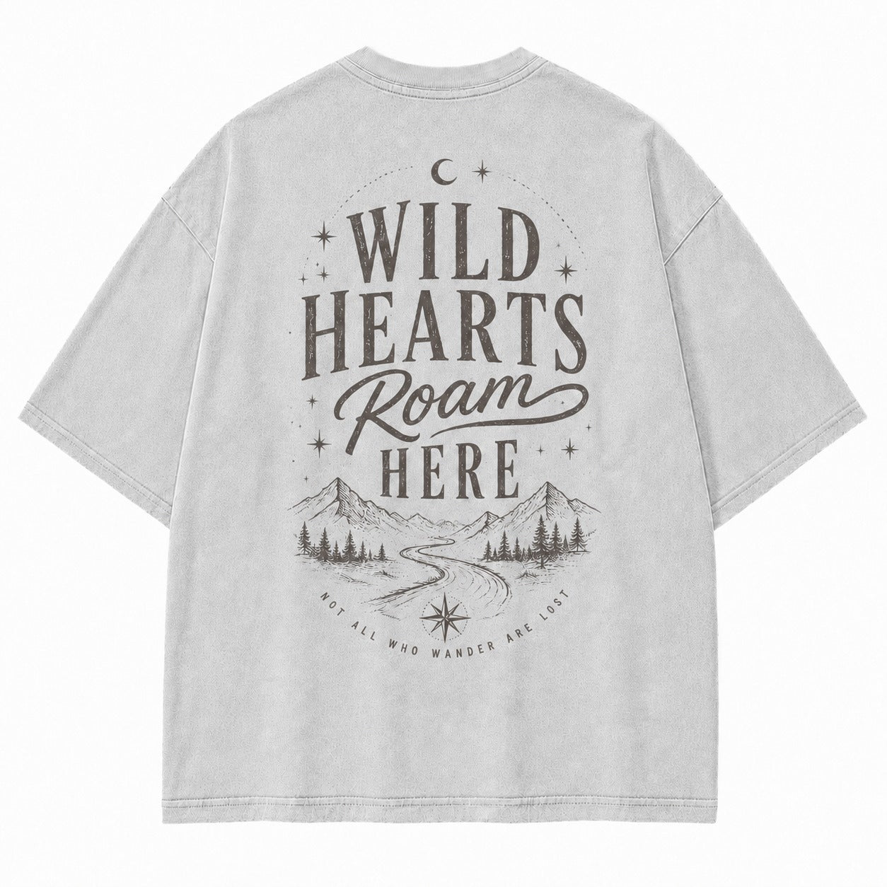 Where Wild Hearts Roam Mountain Graphic Tee
