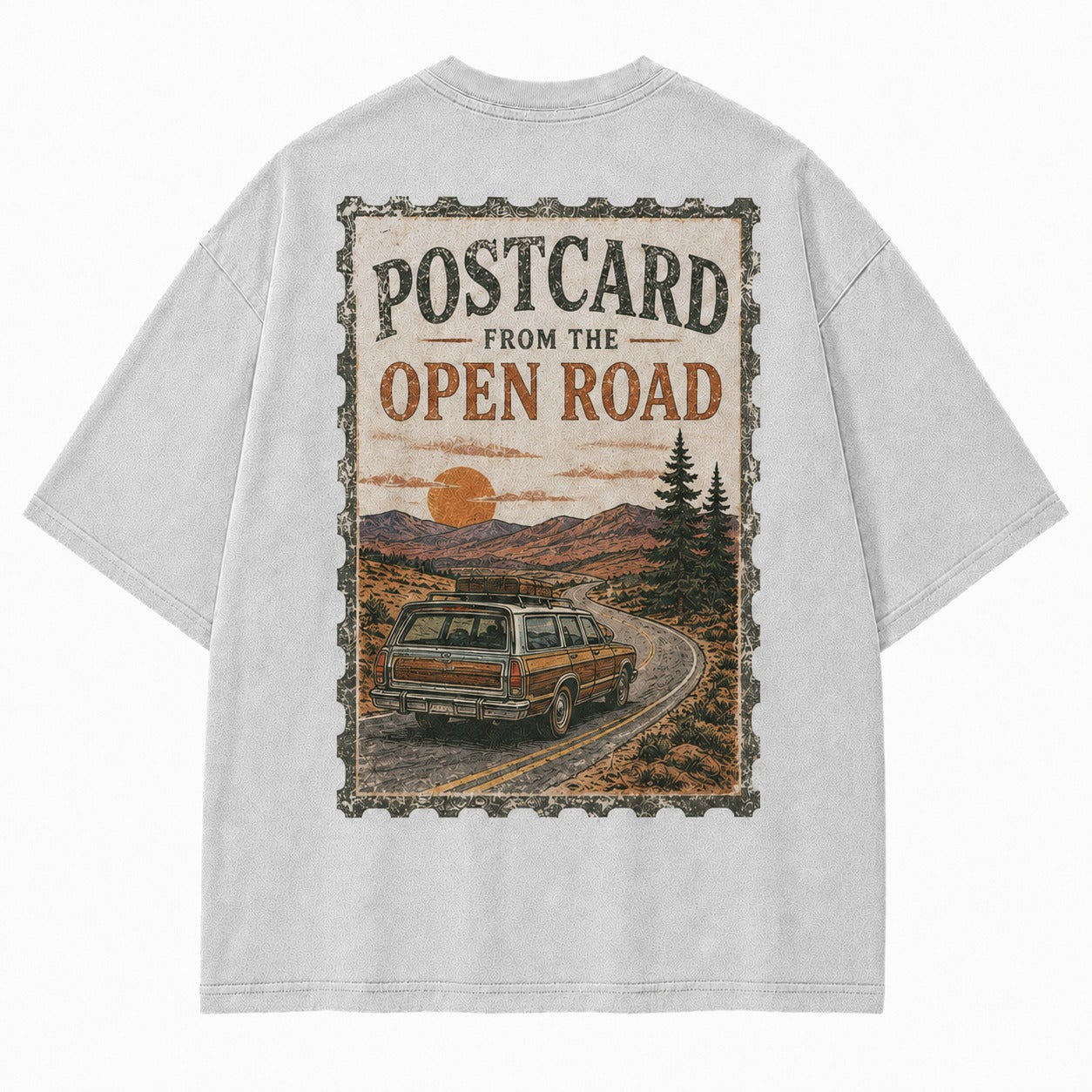 Postcard From the Open Road Tee