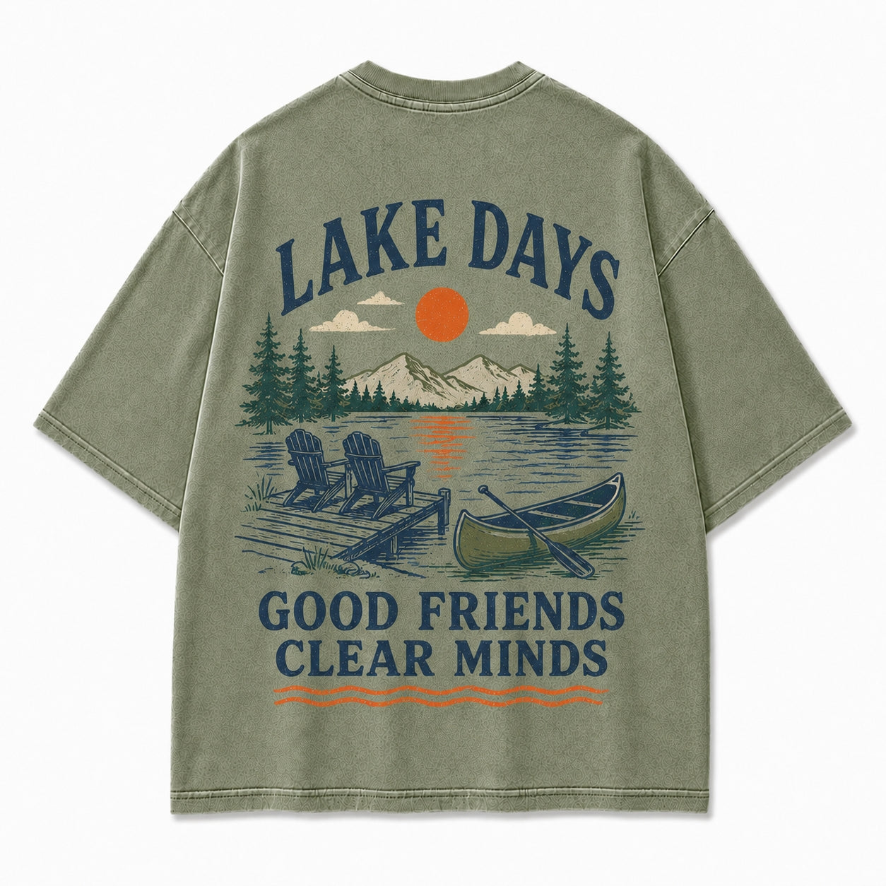 Lake Days Good Friends Tee