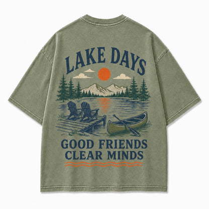 Lake Days Good Friends Tee