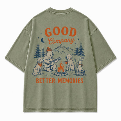 Campfire Friends Adventure Graphic Tee