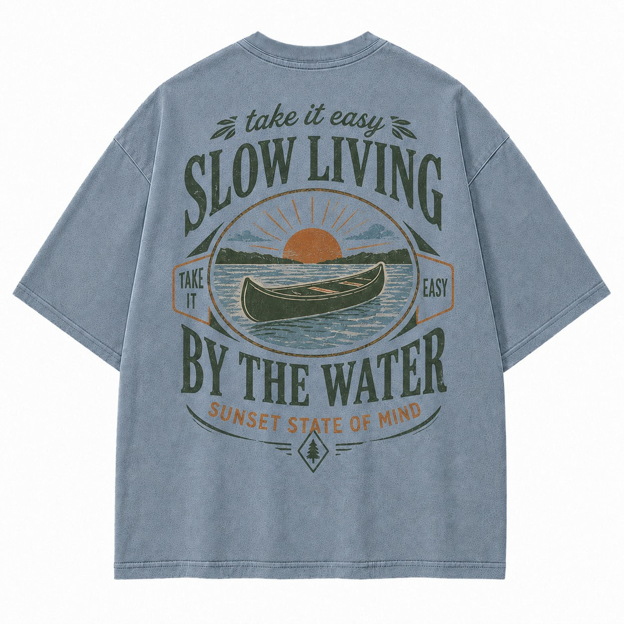 Slow Living By the Water Tee