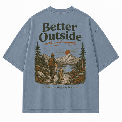 Take the Long Way Home with Good Company Tee