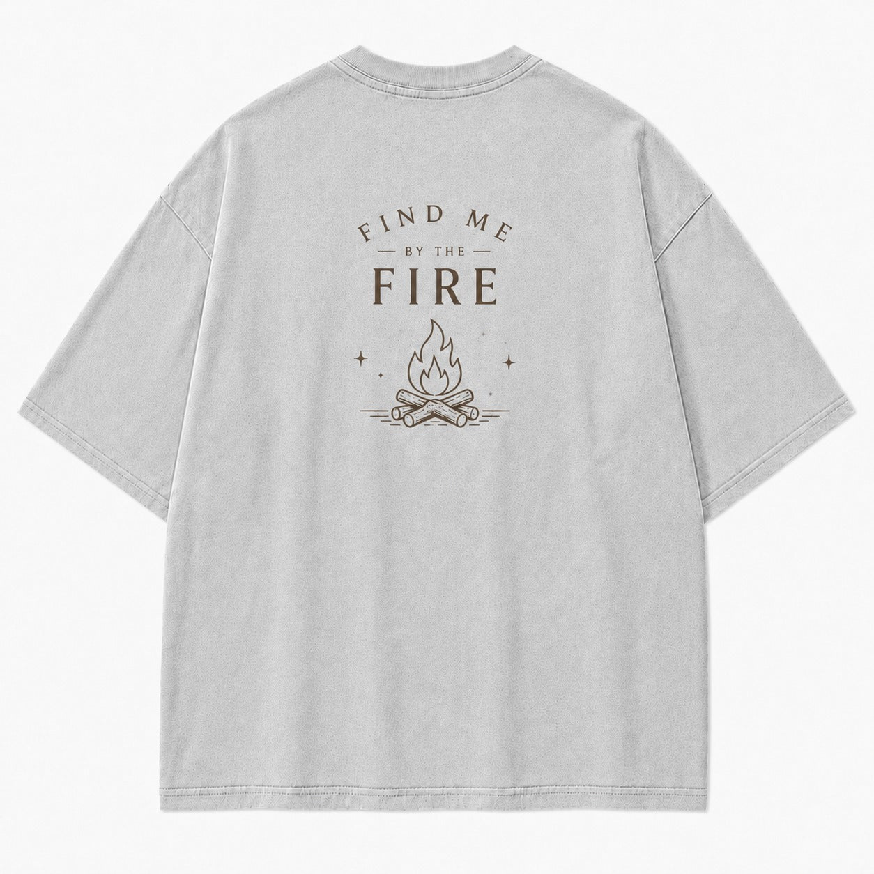 Find Me by the Fire Minimalist Campfire Tee