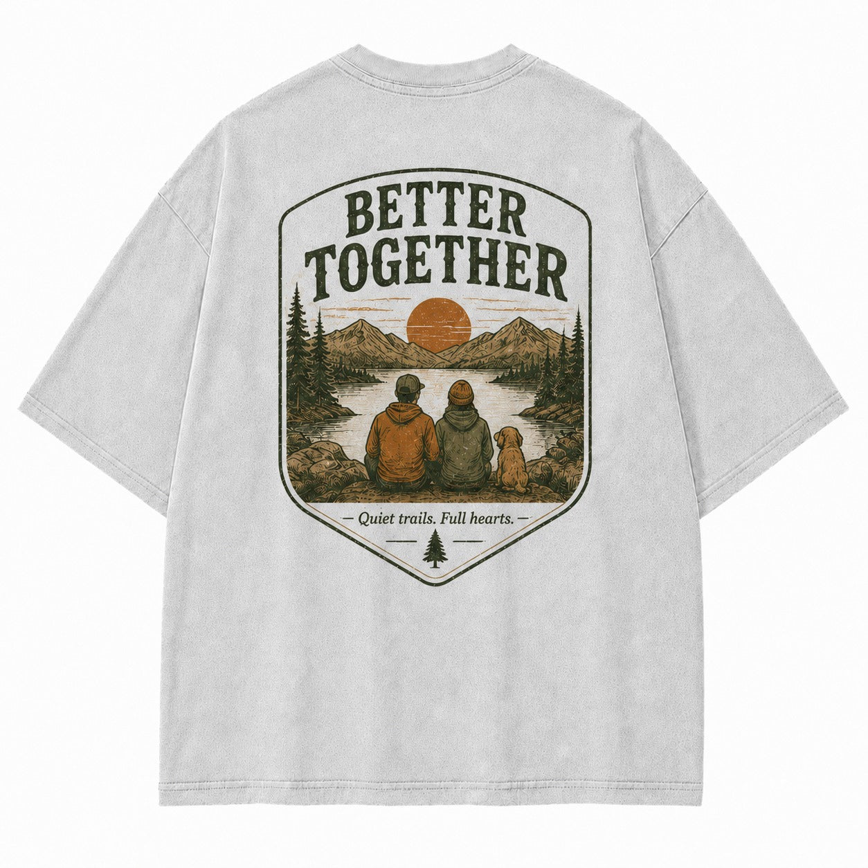 Better Together on Quiet Trails Tee
