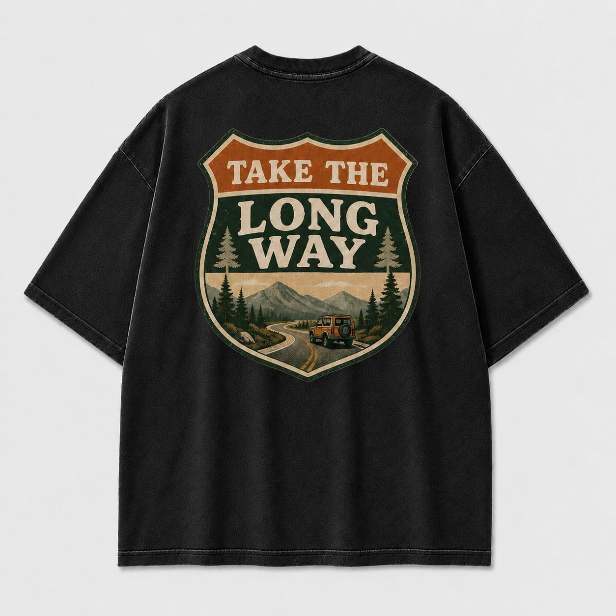 Take the Long Way Road Trip Tee