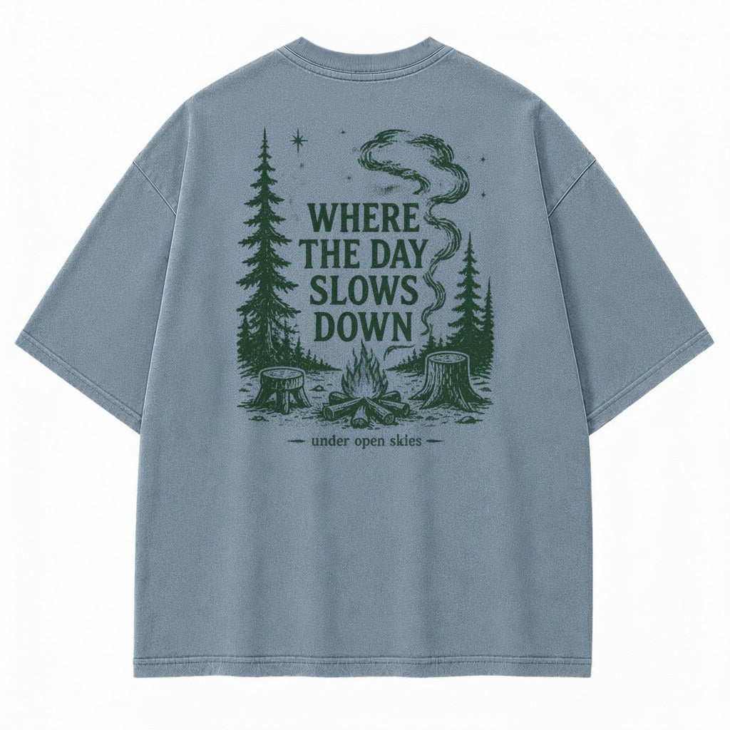 Slow Day Open Skies Graphic Tee
