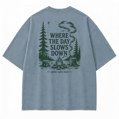 Slow Day Open Skies Graphic Tee