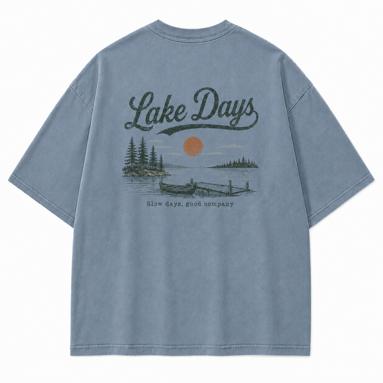 Where Slow Lake Days and Good Company Meet Tee