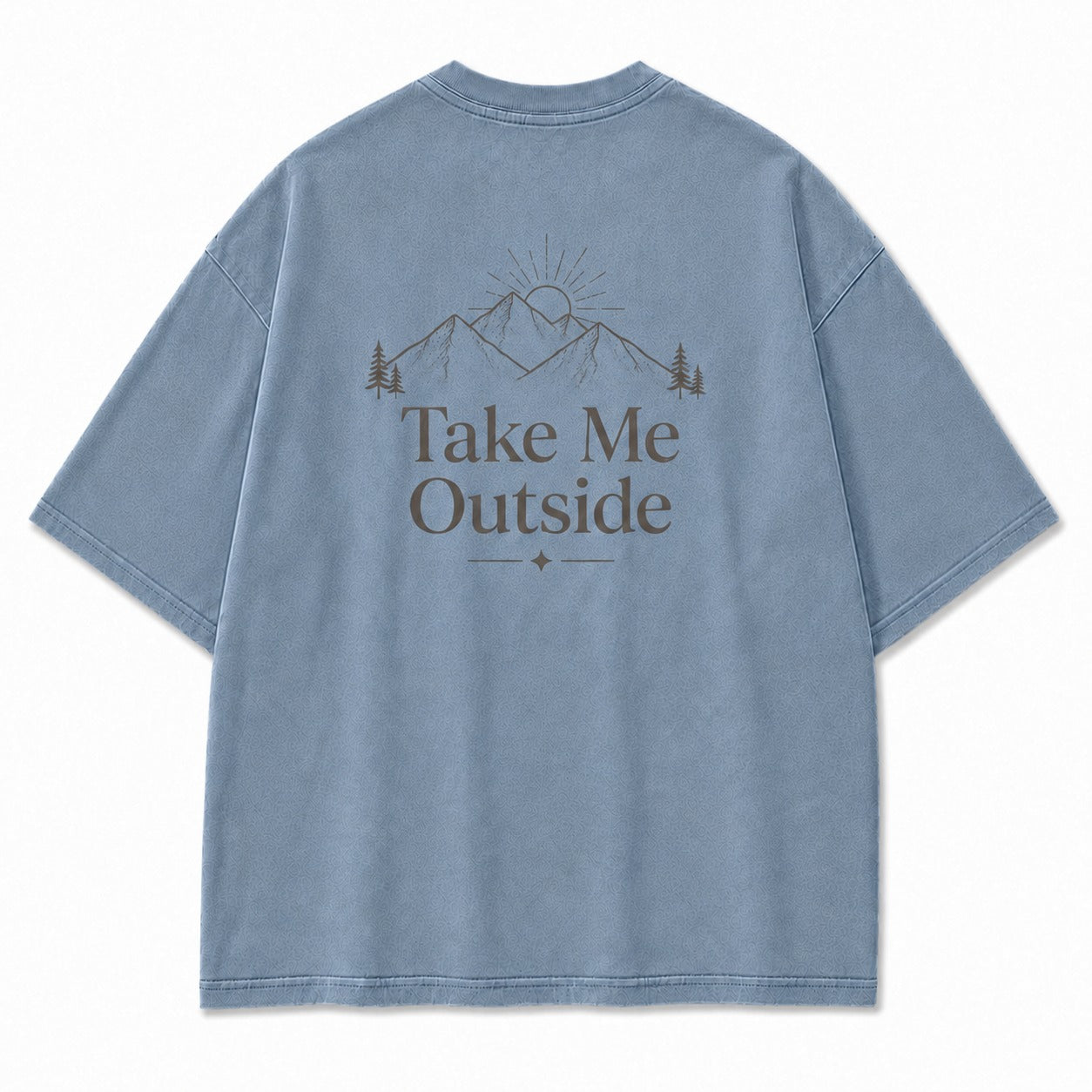 Take Me Outside Minimalist Mountain Tee