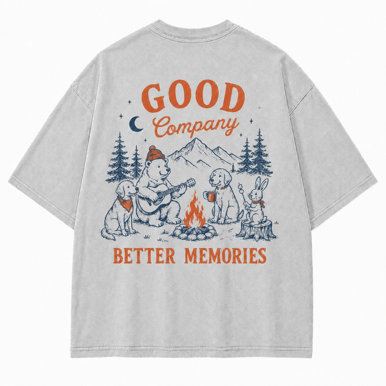 Campfire Friends Adventure Graphic Tee