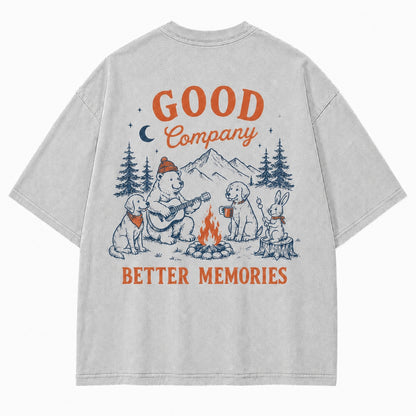 Campfire Friends Adventure Graphic Tee