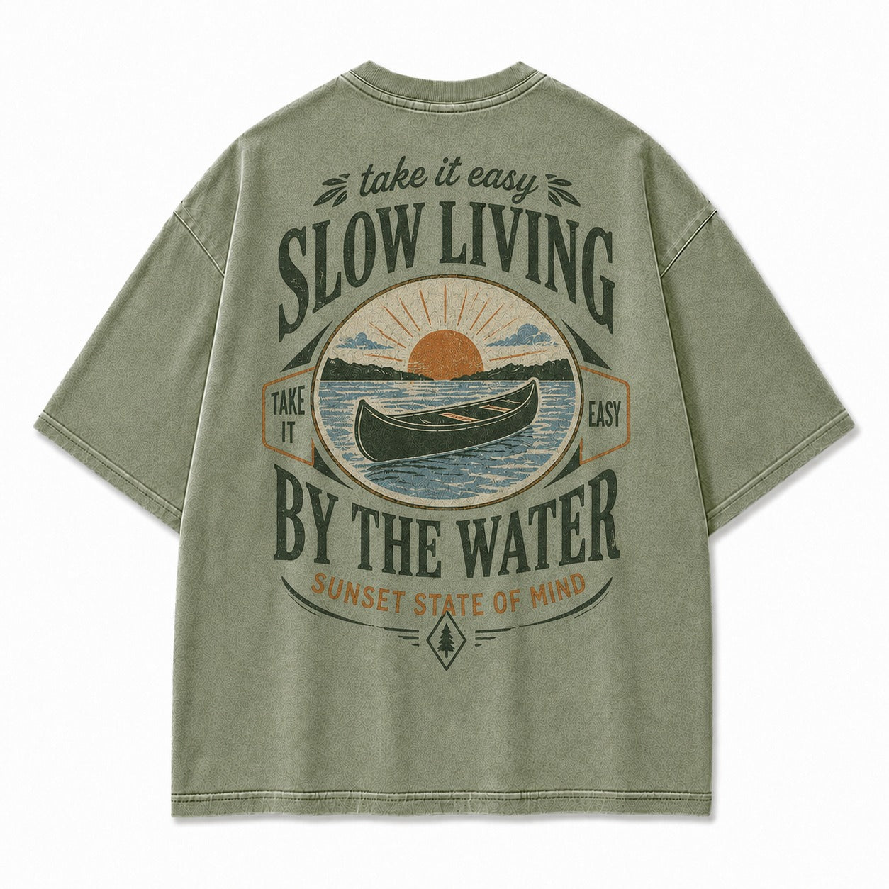 Slow Living By the Water Tee