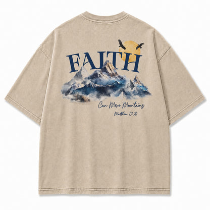 Can Move Mountains Washed T-Shirt