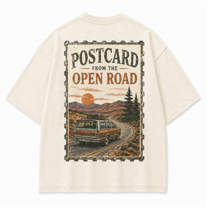 Postcard From the Open Road Tee
