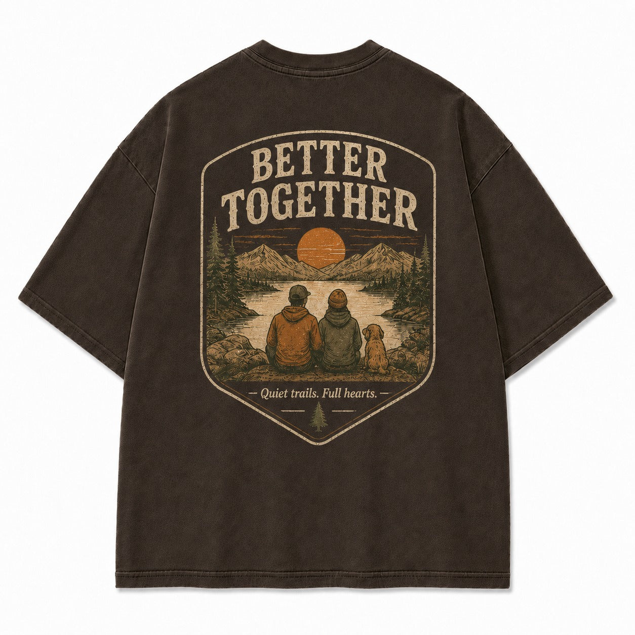 Better Together on Quiet Trails Tee