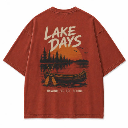 Quiet Waters Lake Graphic Tee