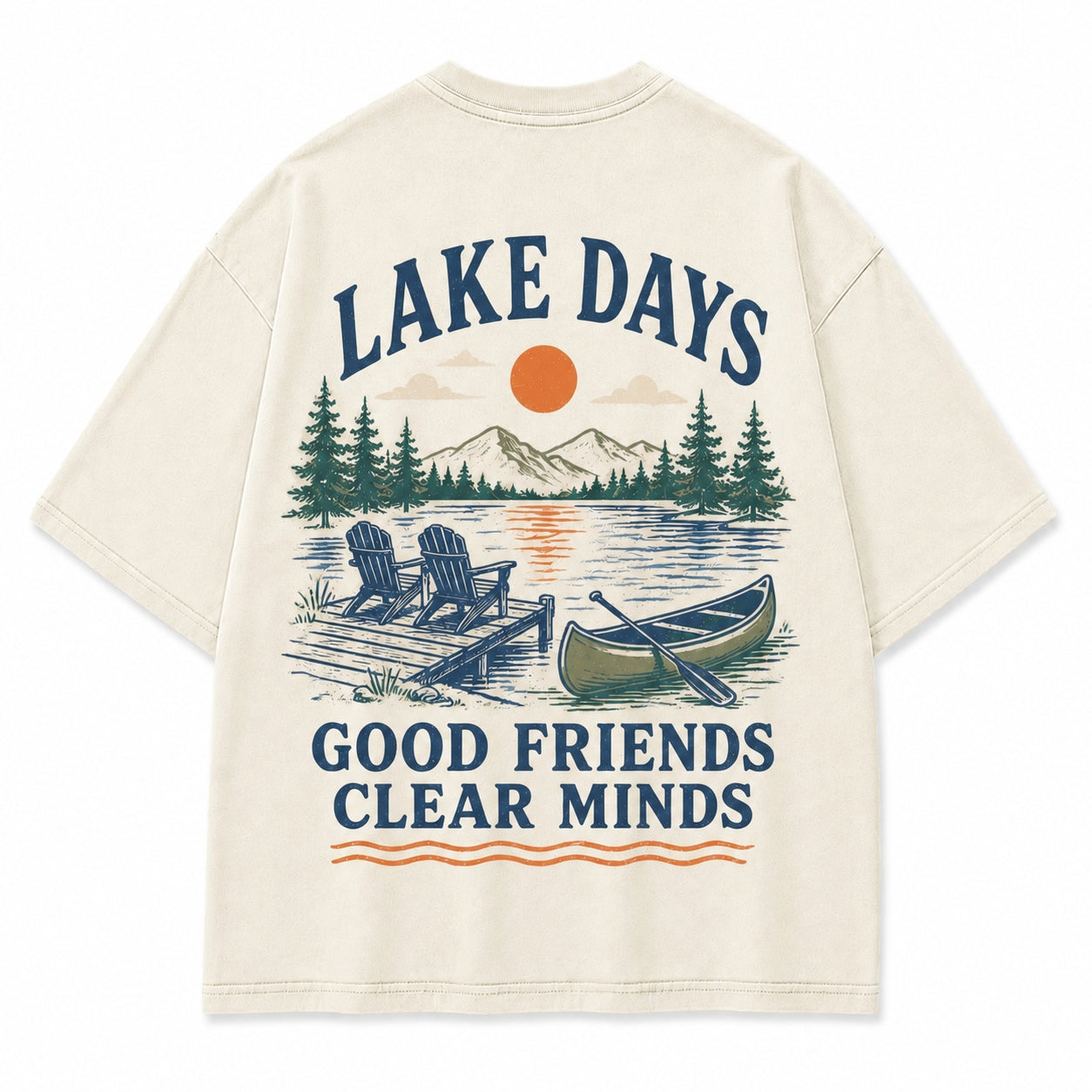 Lake Days Good Friends Tee