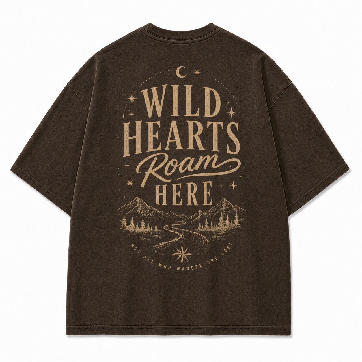 Where Wild Hearts Roam Mountain Graphic Tee