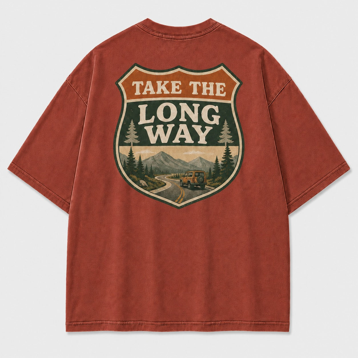 Take the Long Way Road Trip Tee