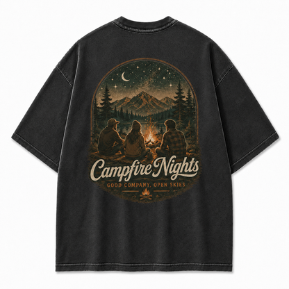 The Night We Felt Free Campfire Nights Graphic Tee