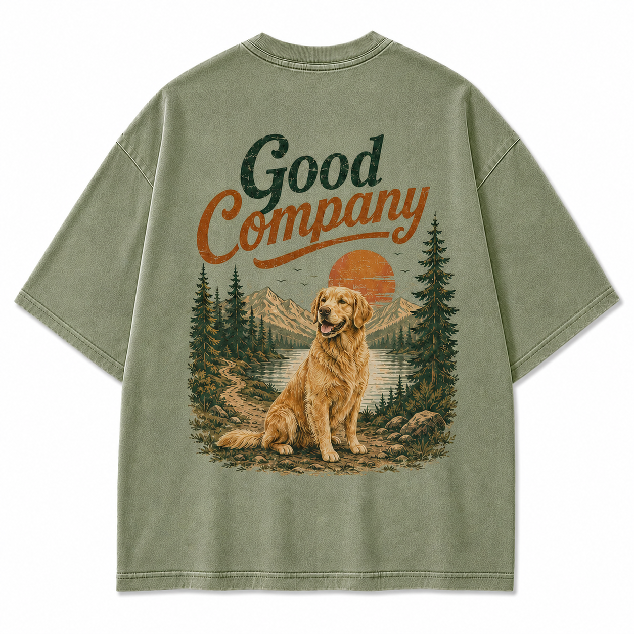 Where Good Company Comes with Four Paws Tee