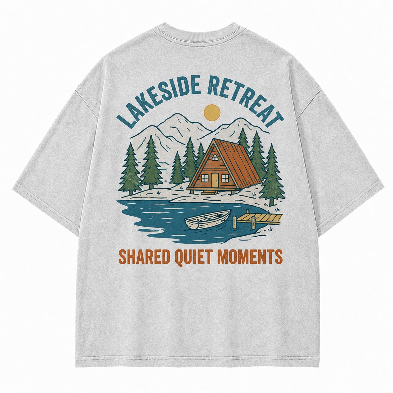 Lakeside Retreat Shared Quiet Moments Graphic Tee