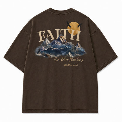 Can Move Mountains Washed T-Shirt