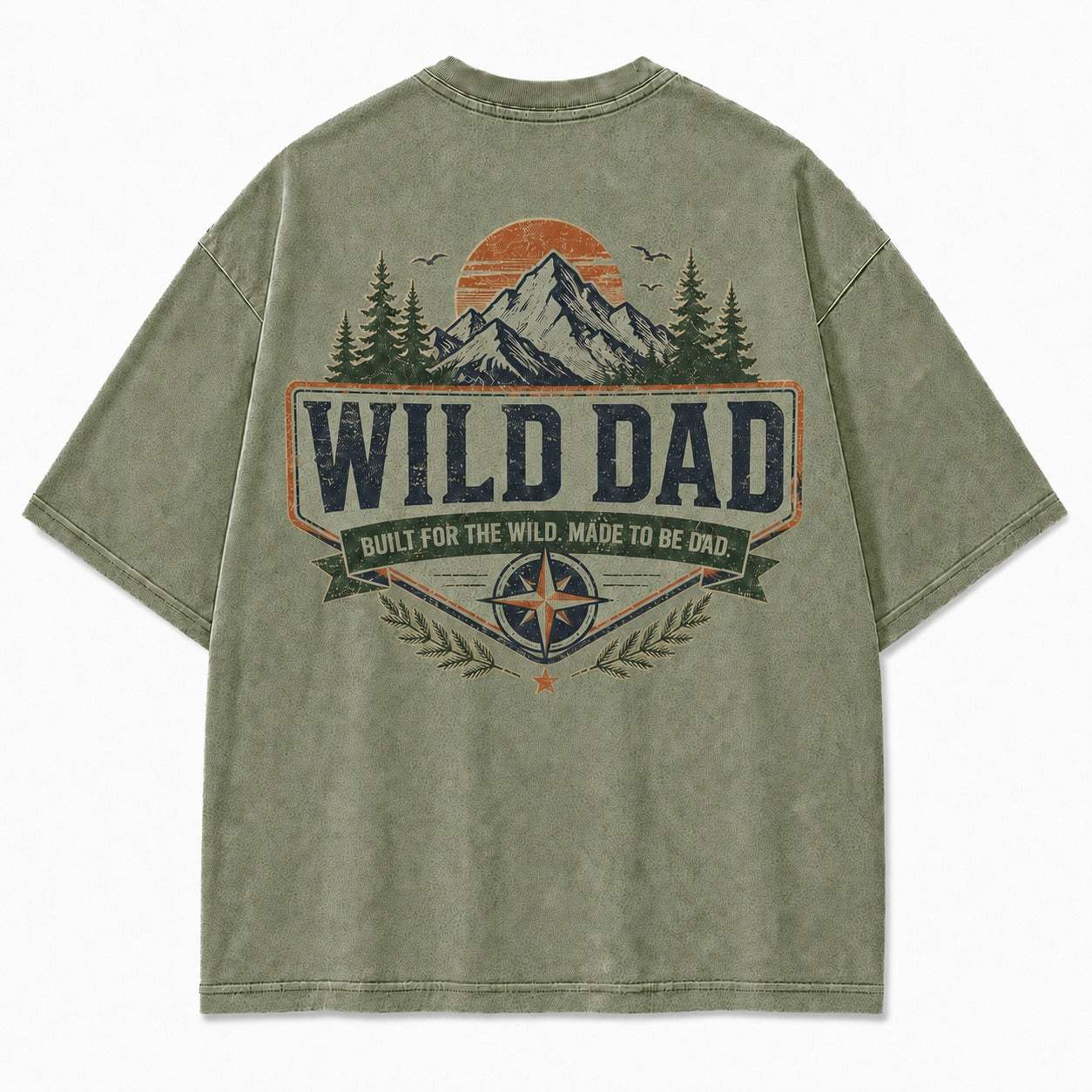 Wild Dad Adventure Washed T-Shirt