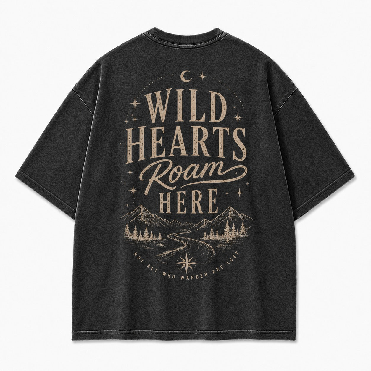 Where Wild Hearts Roam Mountain Graphic Tee