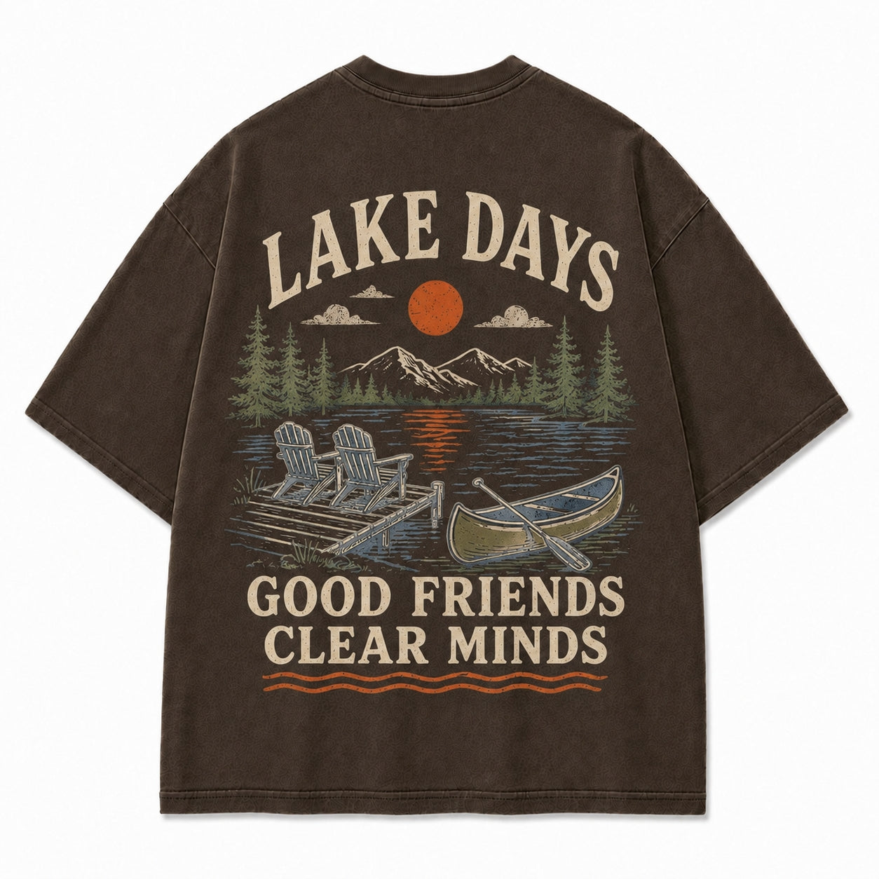 Lake Days Good Friends Tee