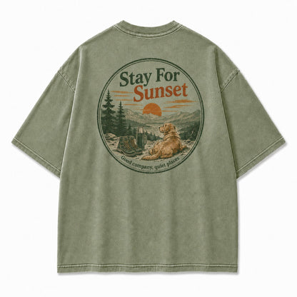 Stay for Sunset with Good Company Tee