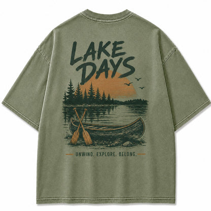 Quiet Waters Lake Graphic Tee
