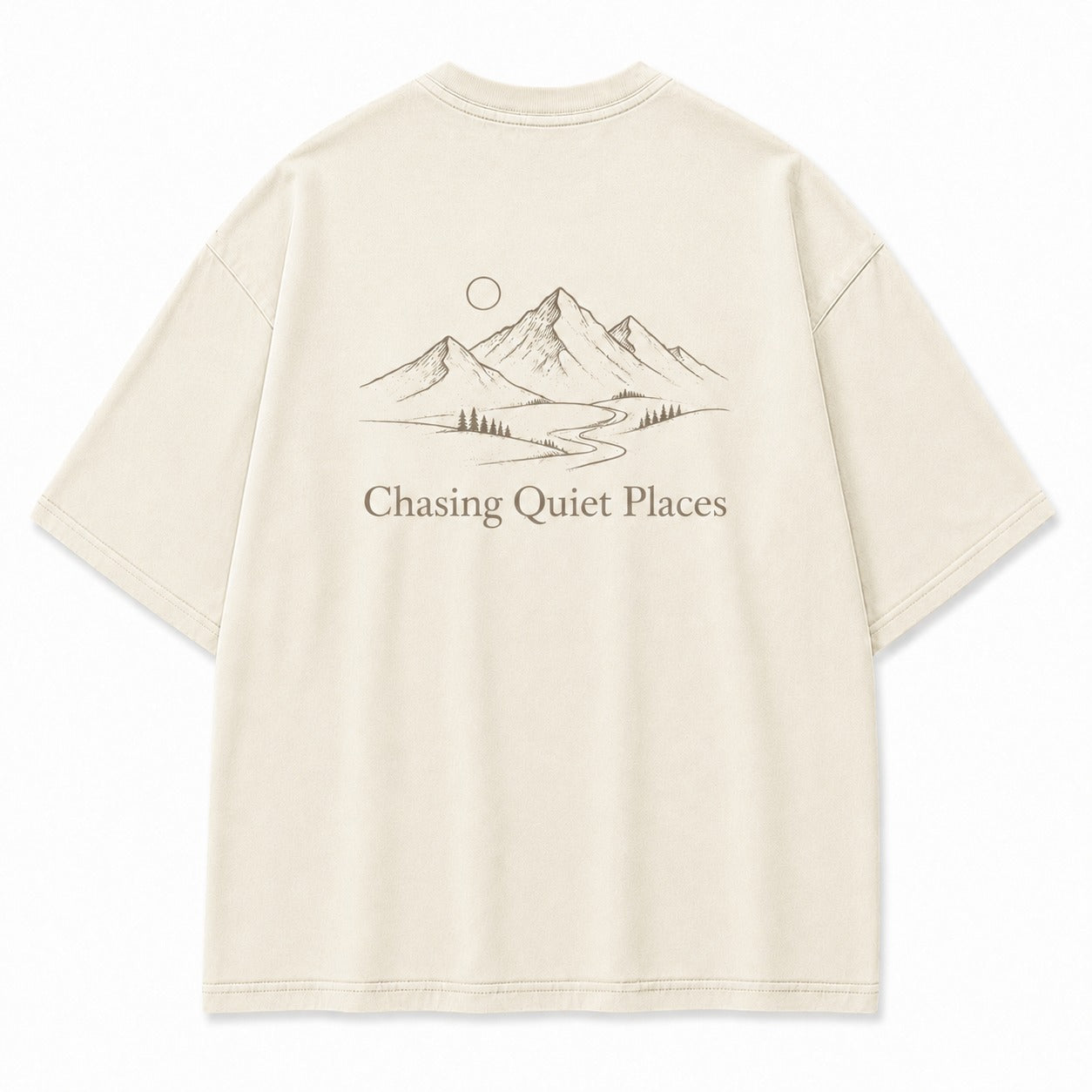 For Those Chasing Quiet Places Minimalist Mountain Tee