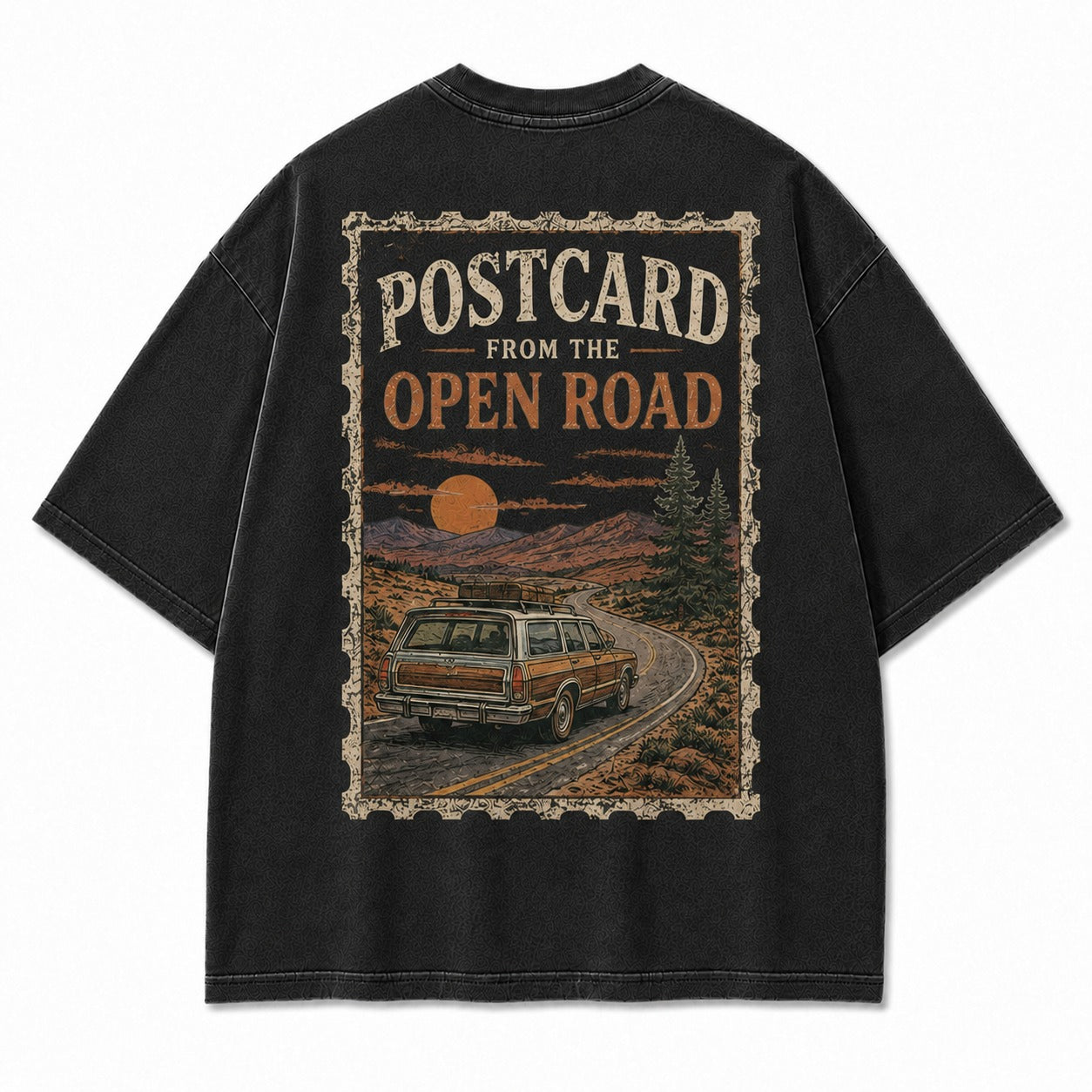 Postcard From the Open Road Tee