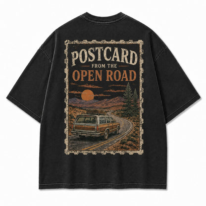 Postcard From the Open Road Tee