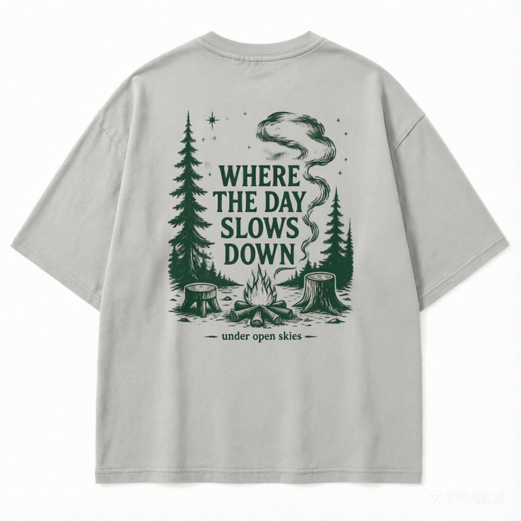 Slow Day Open Skies Graphic Tee