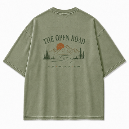 Where the Open Road Feels Like Miles, Memories, and Home Tee